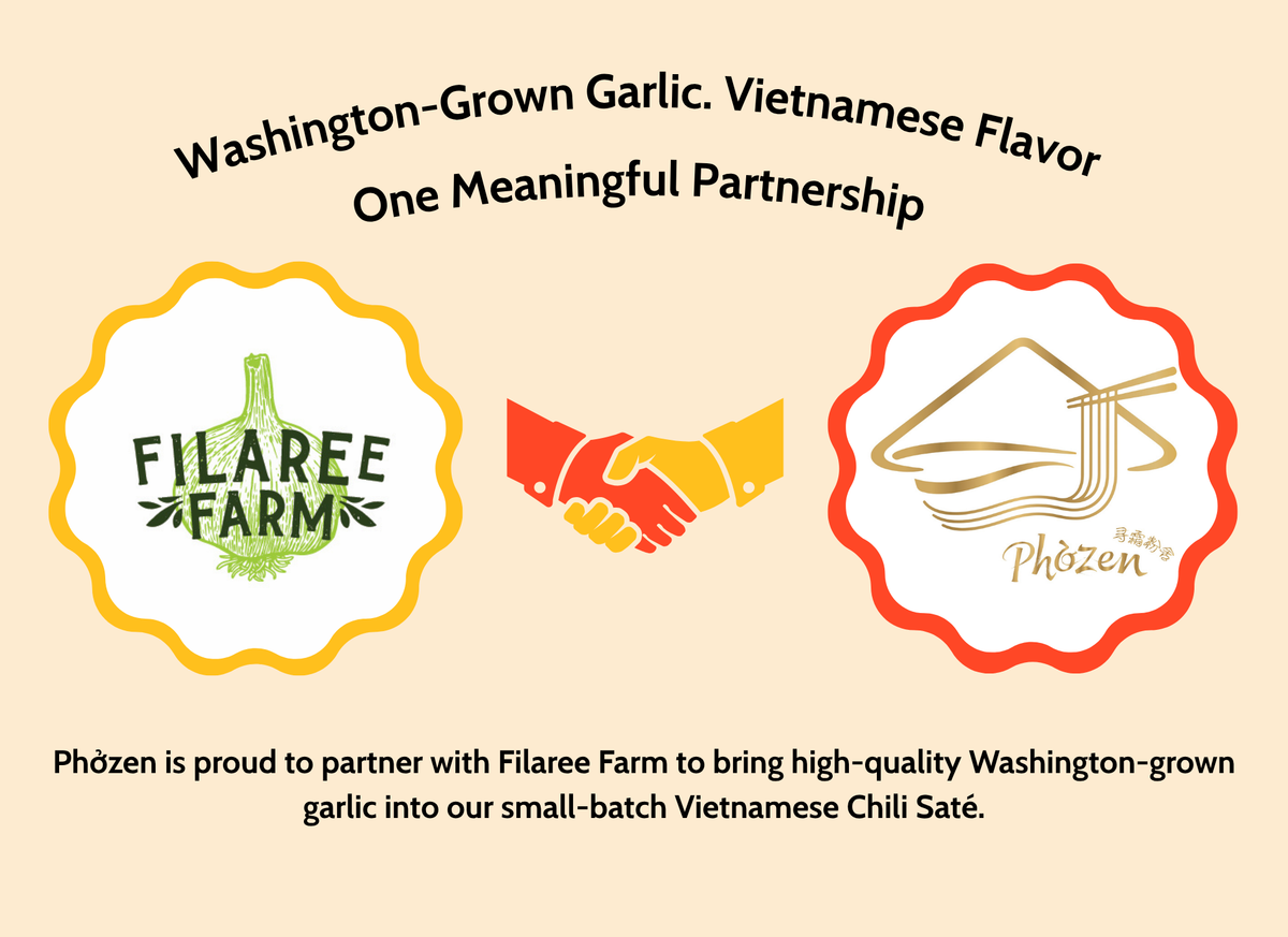 The garlic comes from Filaree Farm